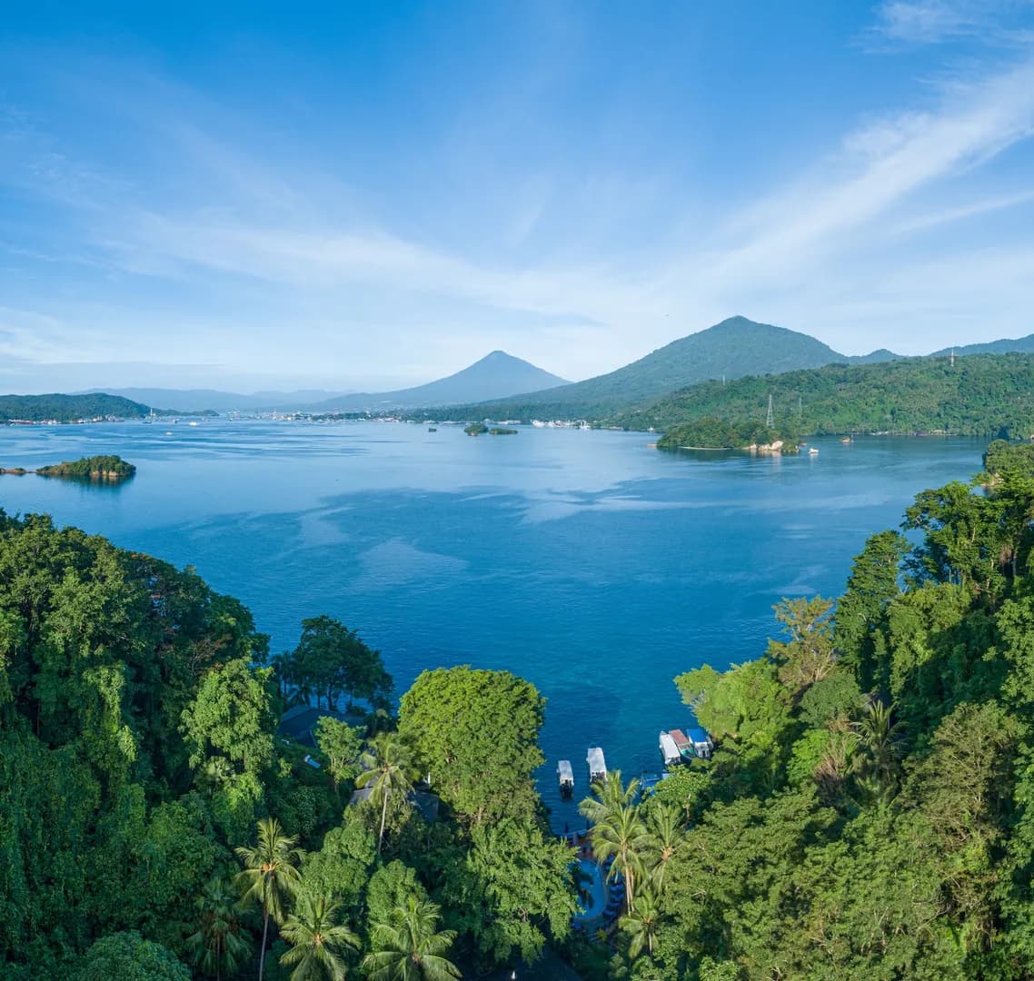 Lembeh Resort Aerial
