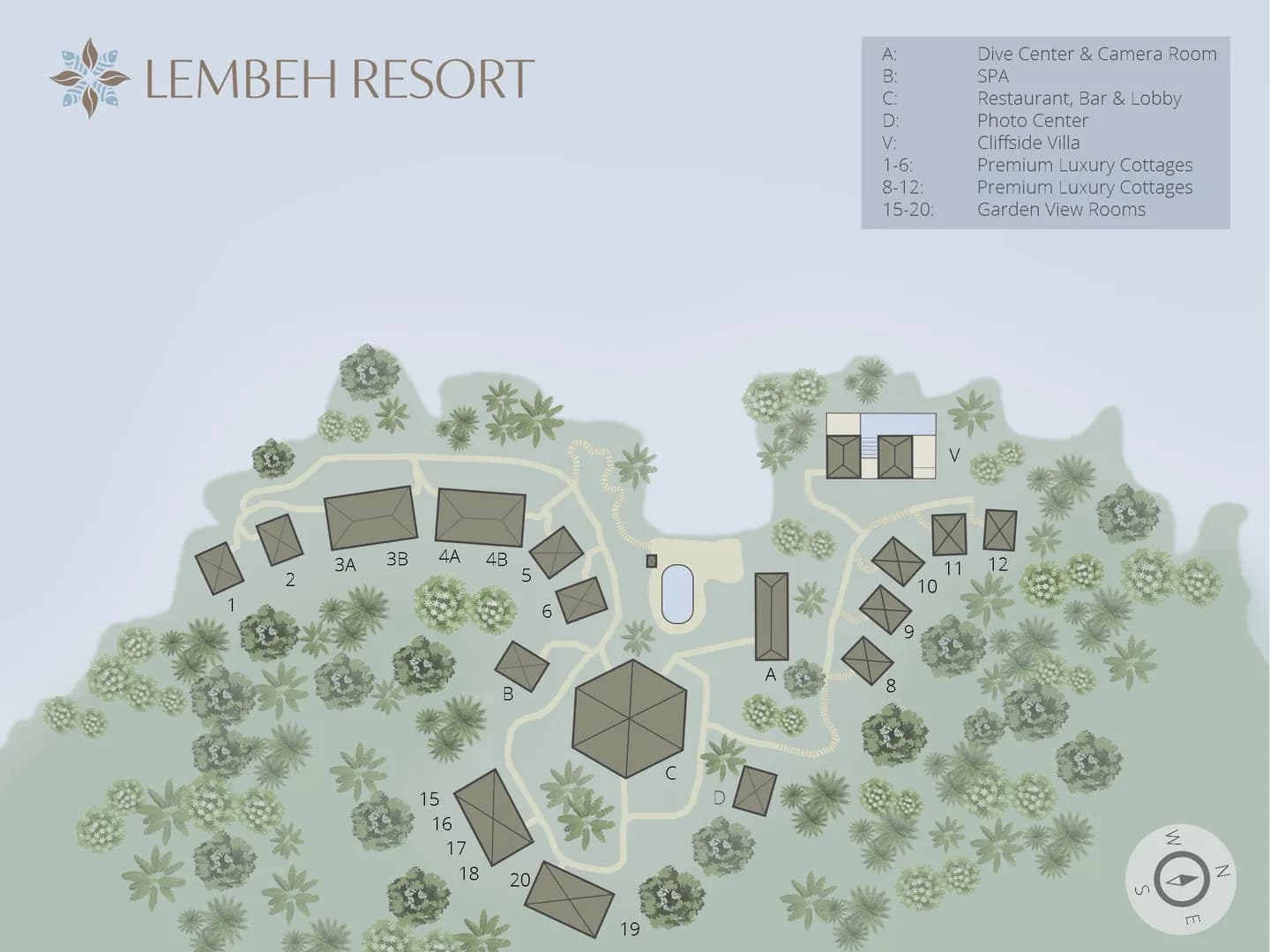 Lembeh Resort Map 2025