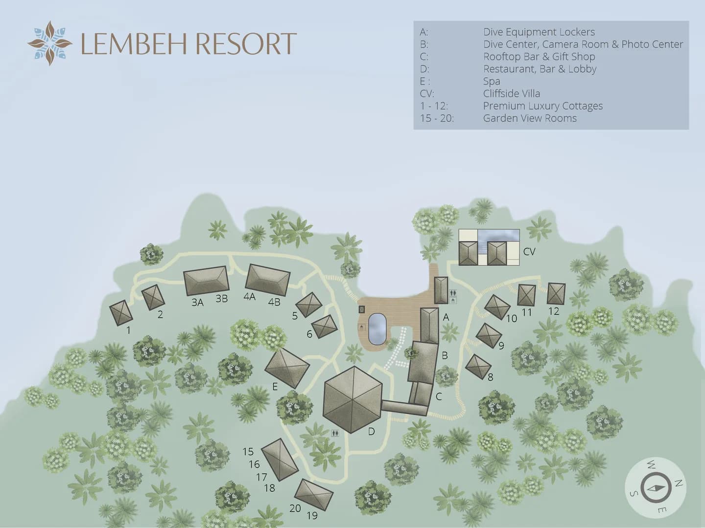 Lembeh Resort Map 2026