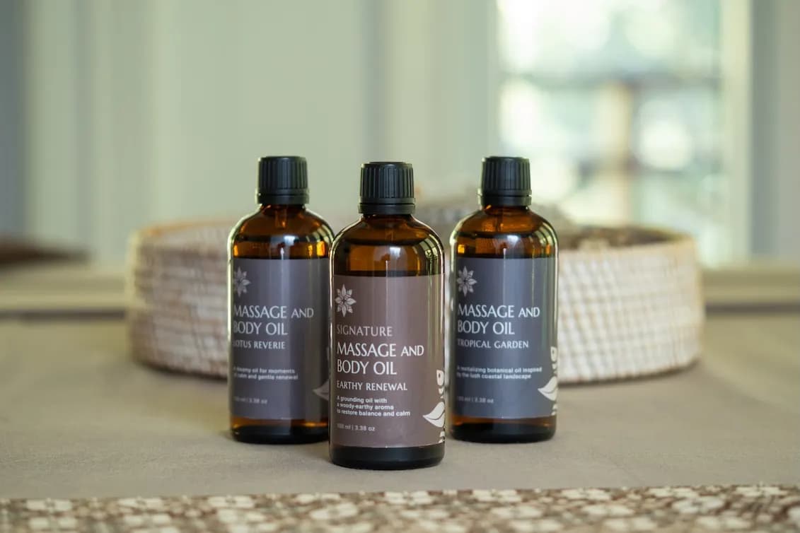 massage and body oil