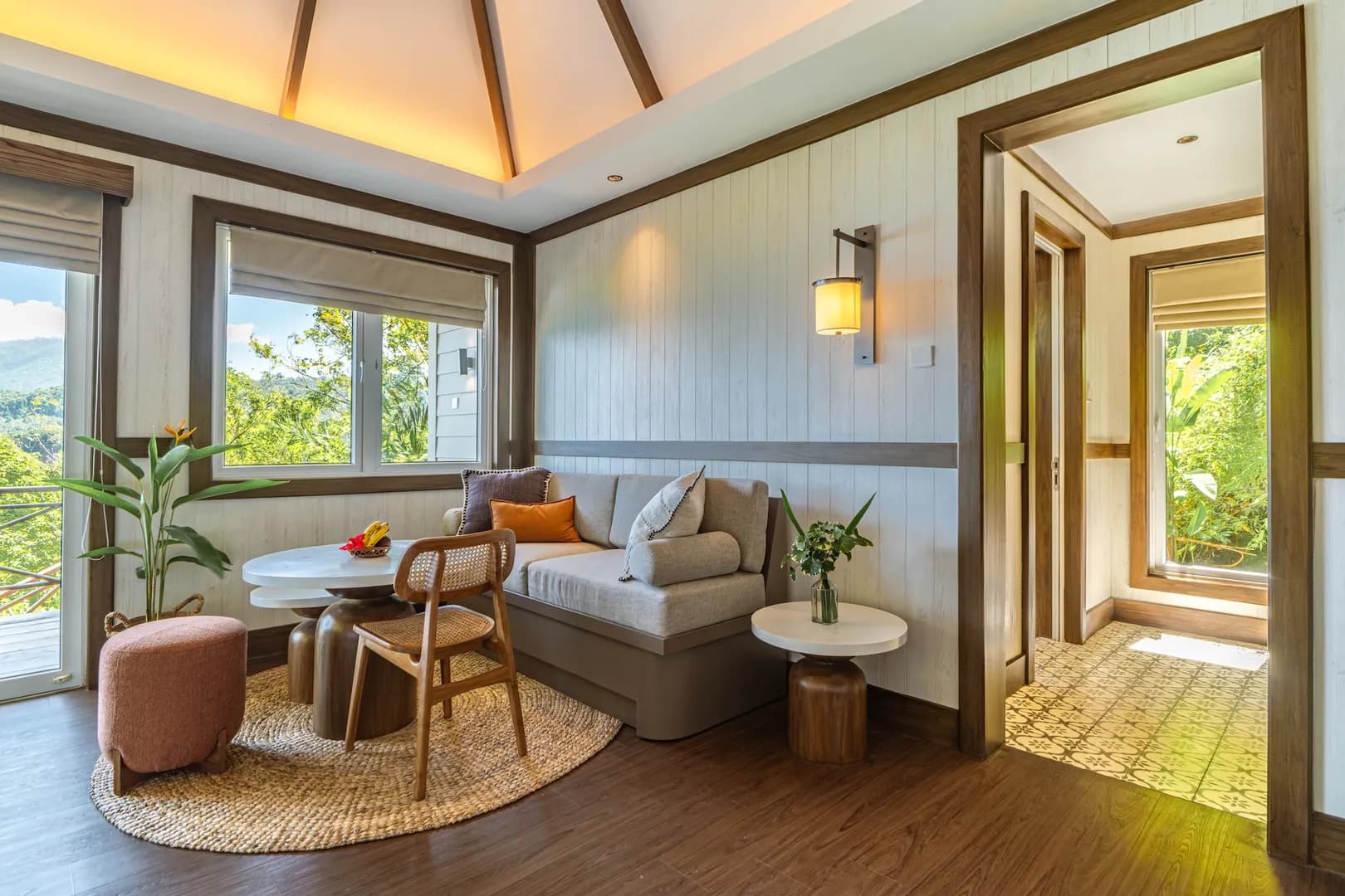 New Premium Luxury Cottage - Sofa Area
