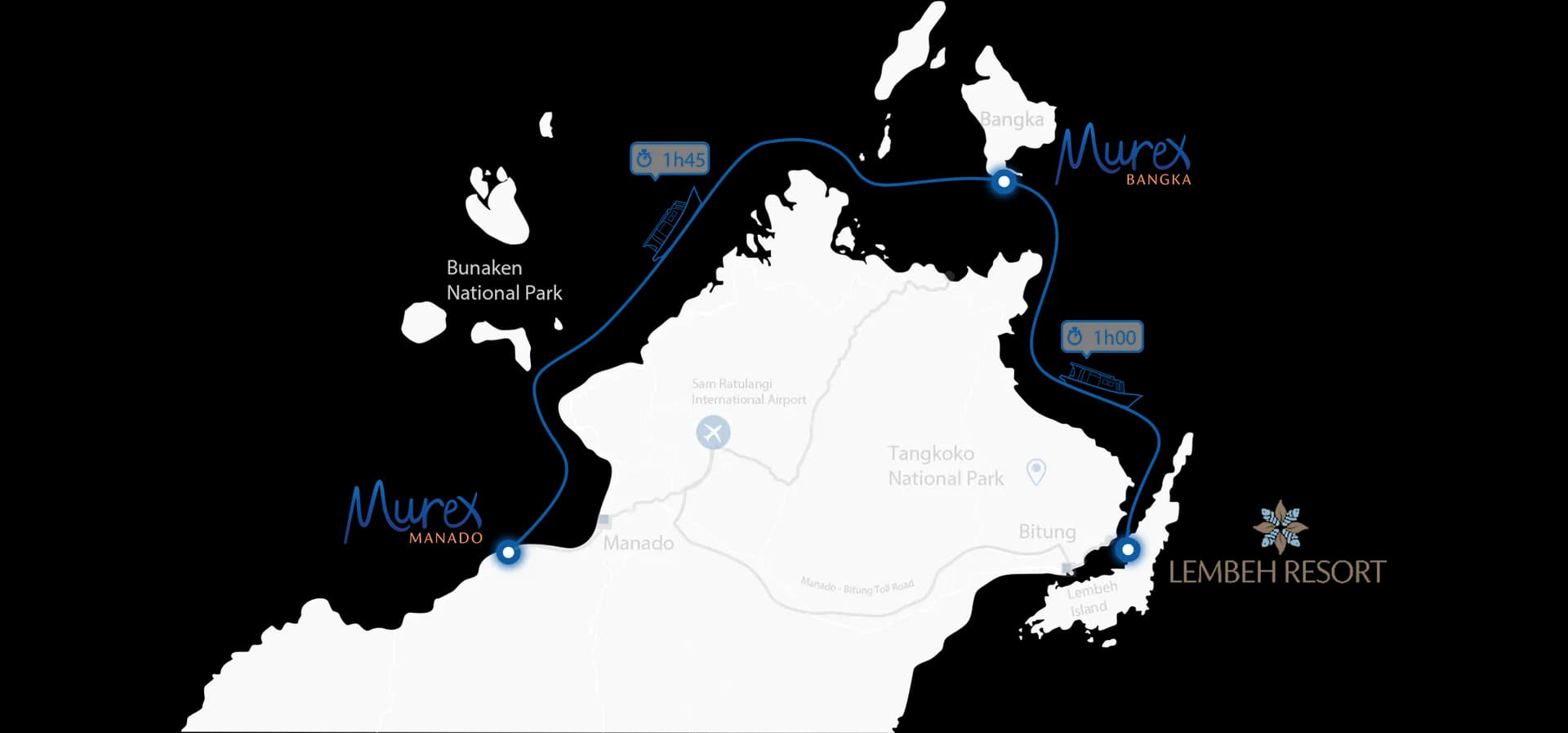 Passport to Paradise Map