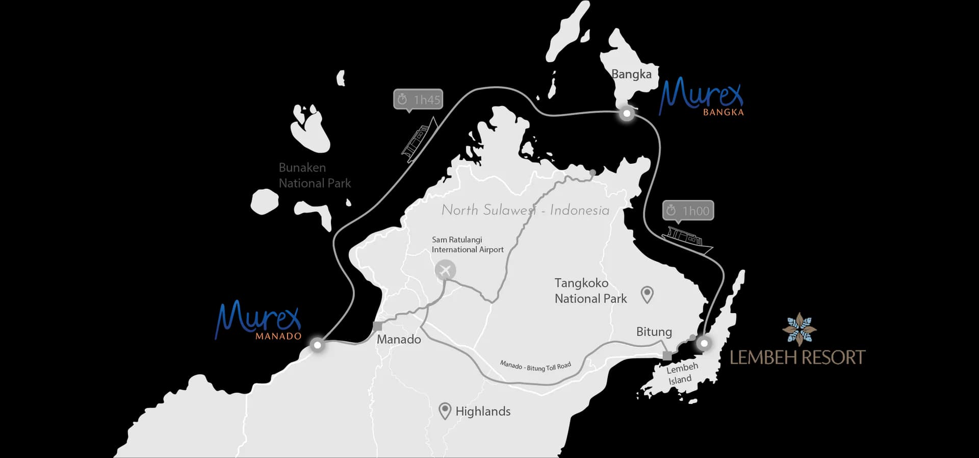 Passport to Paradise Map